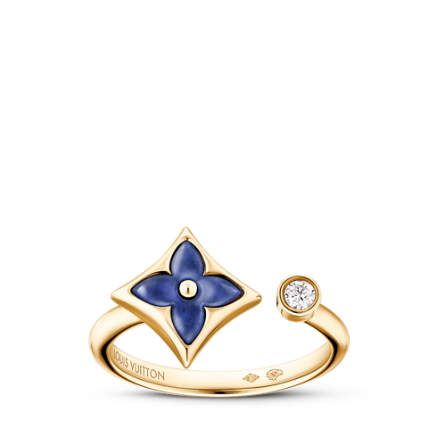 Color Blossom BB Star and Sun Multi-Motif Bracelet, Yellow Gold, Sodalite and Diamonds in Jewellery's Categories Bracelets collections by Louis Vuitton