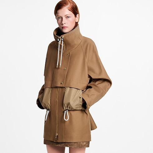 Contrast Insert Coat in Women's Ready-to-Wear Coats and Jackets collections by Louis Vuitton (Product zoom)