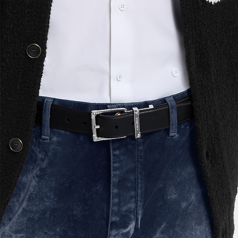 Corner Pin 35mm Reversible Belt in Holiday Gifts's Holiday Gifts for Him } collections by Louis Vuitton (Product zoom)