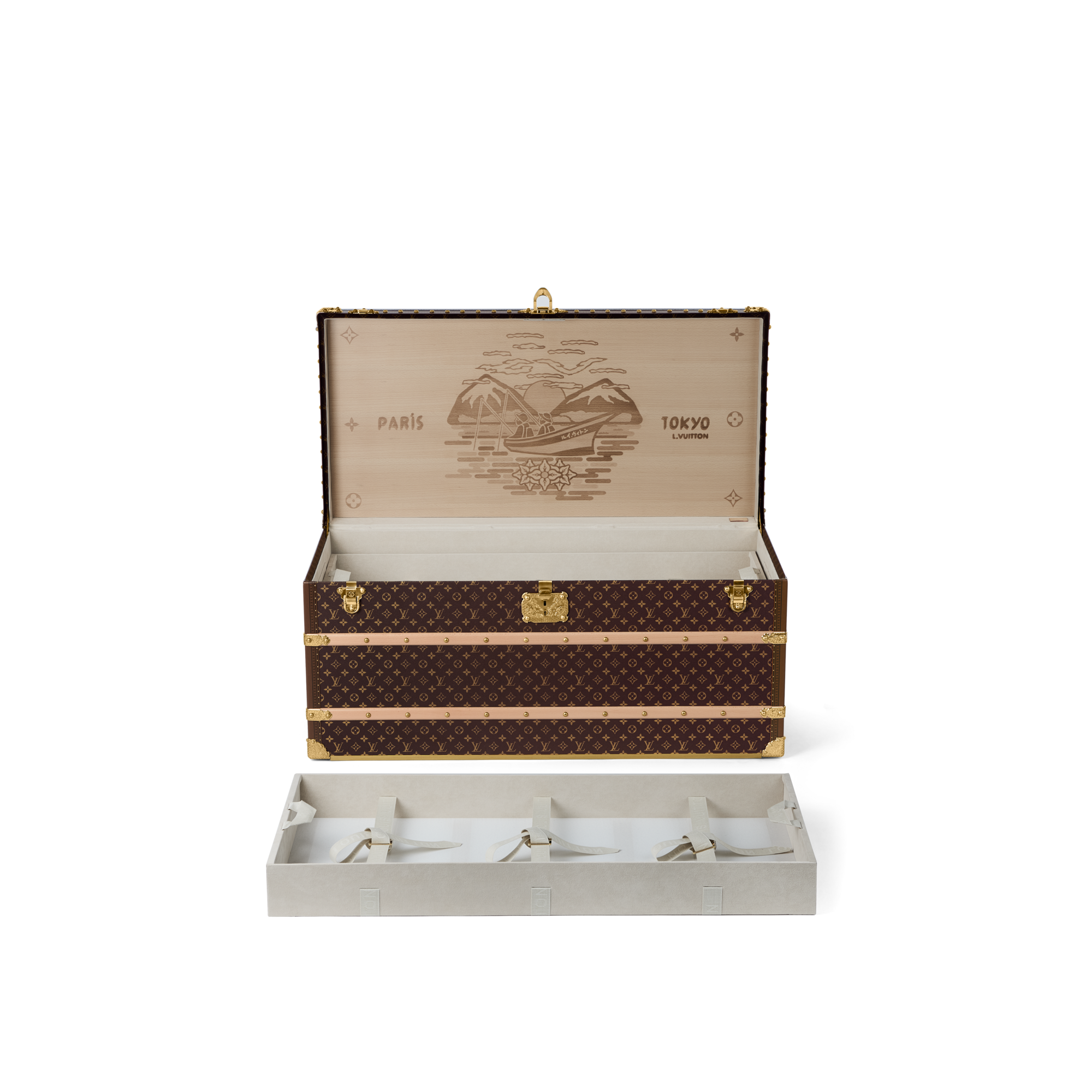 Courrier Lozine 110 Monogram in Trunks, Travel and Home