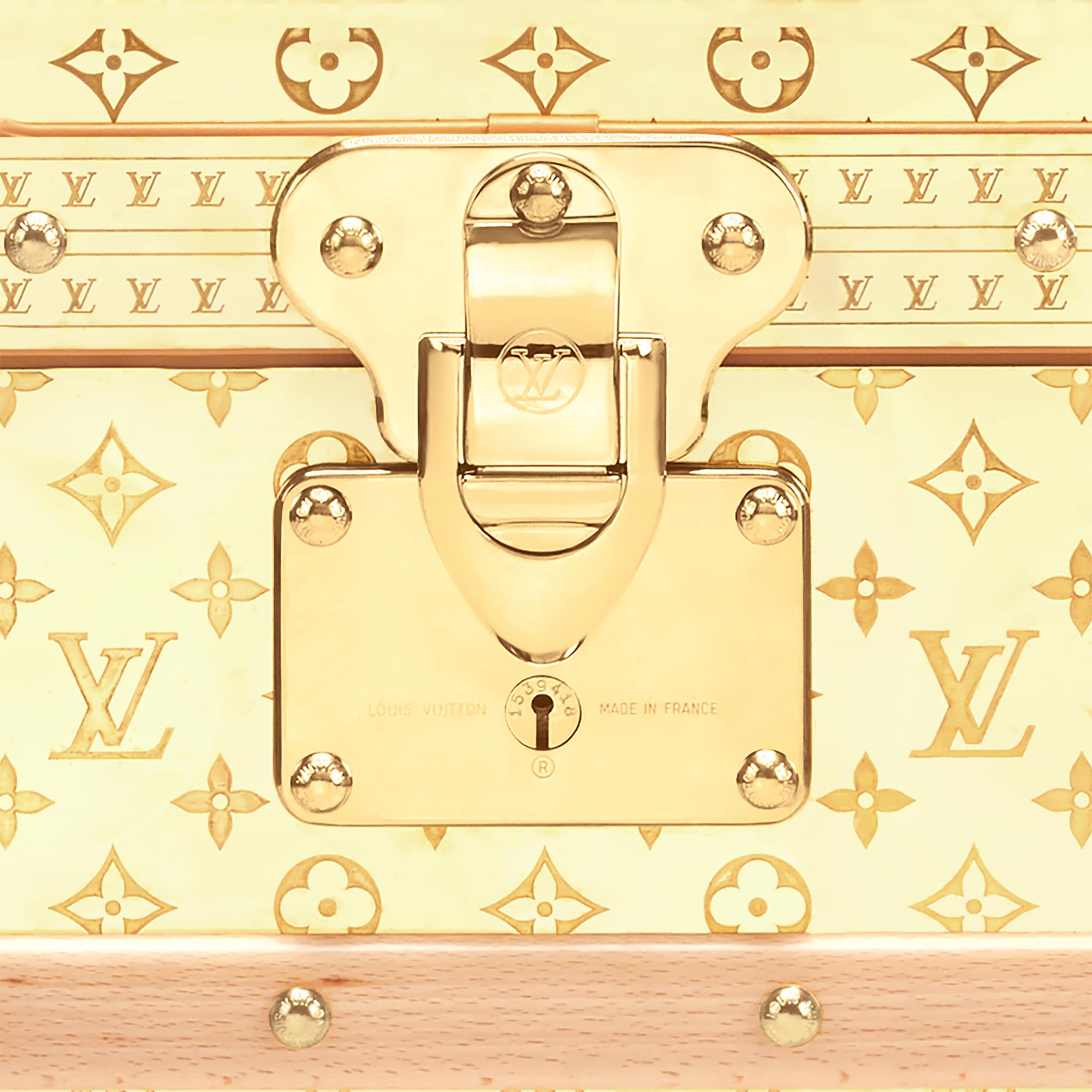 Courrier Lozine 110 LV Brass High End Leathers in Trunks, Travel and Home