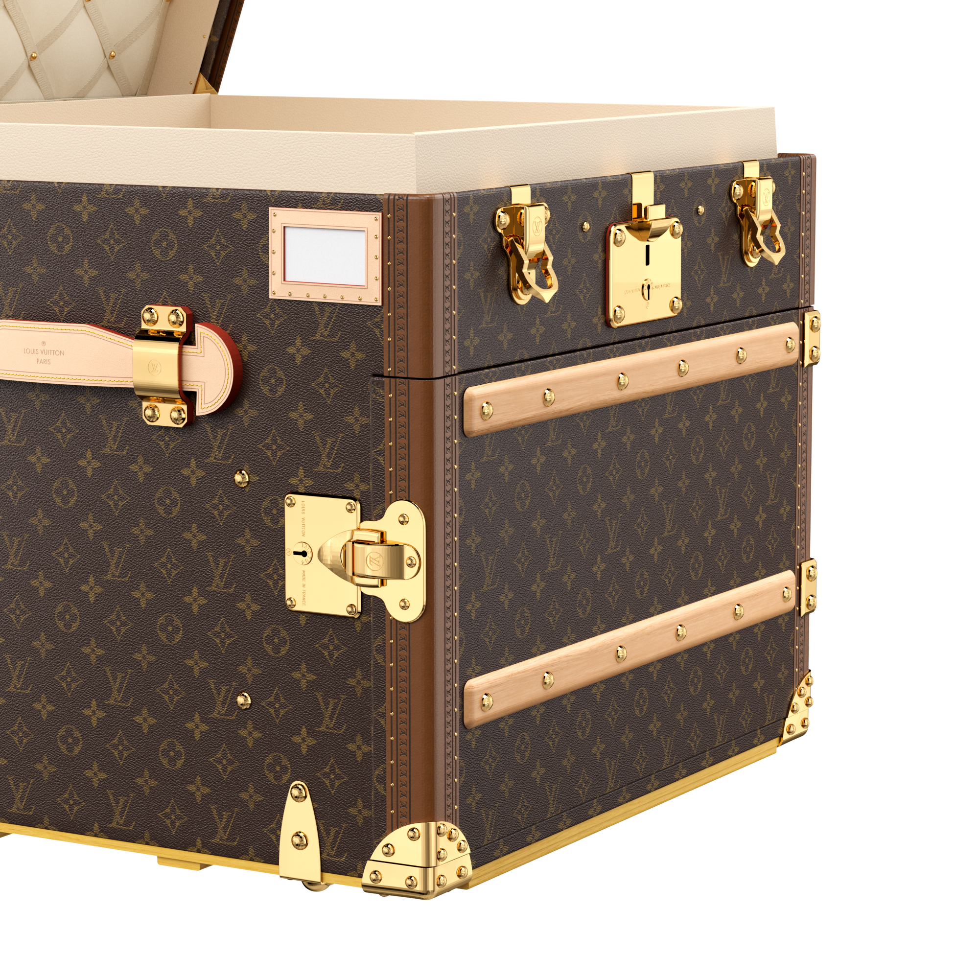 Courrier Lozine Carre Droite Monogram in Trunks, Travel and Home
