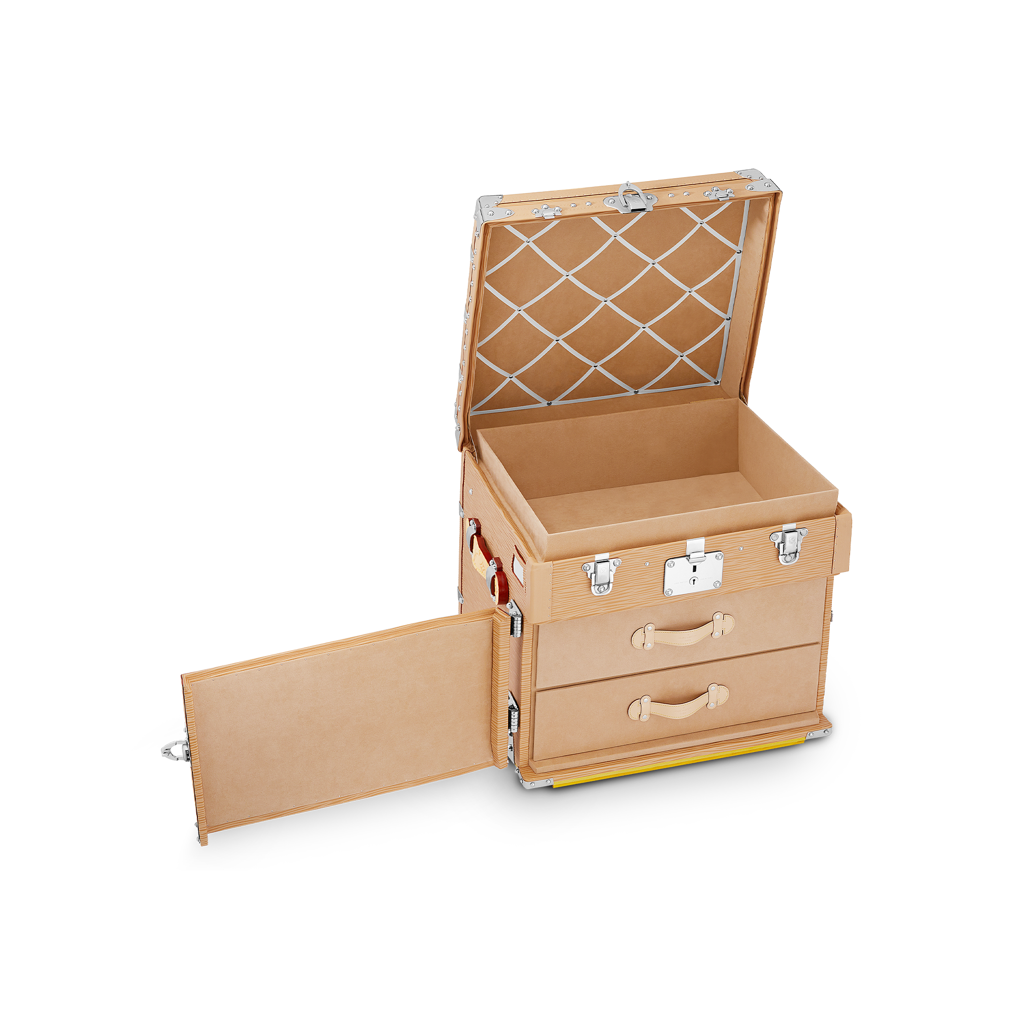 Courrier Lozine Carre Gauche Other Leathers in Trunks, Travel and Home