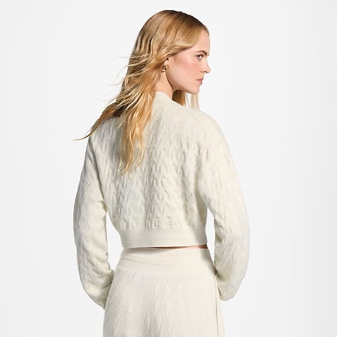 Cropped Cable Knit Cardigan in Women's Ready-to-Wear Knitwear collections by Louis Vuitton (Product zoom)