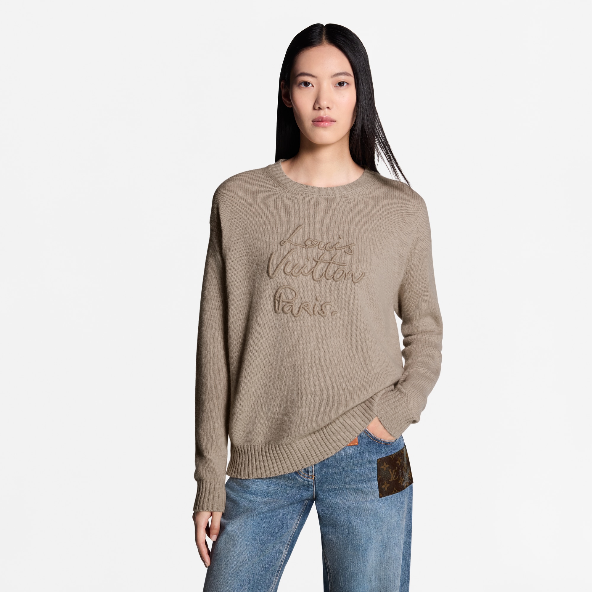 Cursive Signature Pullover  in Women