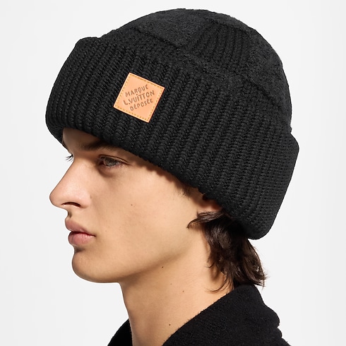 Damier Cloud Beanie . in Men's Accessories Hats, Beanies and Gloves collections by Louis Vuitton (Product zoom)