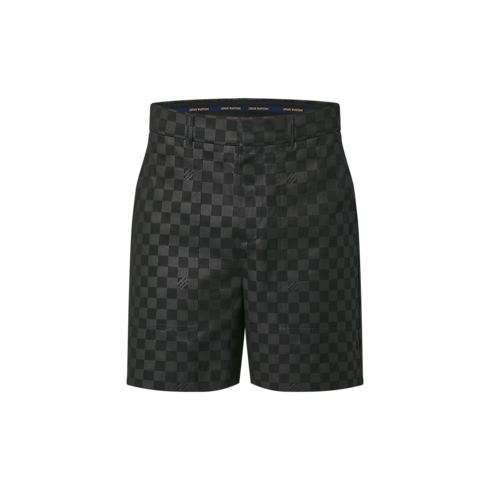 Damier Cotton Casual Shorts in Men's Ready-to-Wear Pants collections by Louis Vuitton (Product zoom)