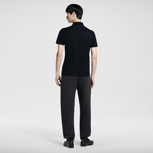 Damier Cotton Pique Polo in Men's Ready-to-Wear T-shirts and Polos collections by Louis Vuitton (Product zoom)