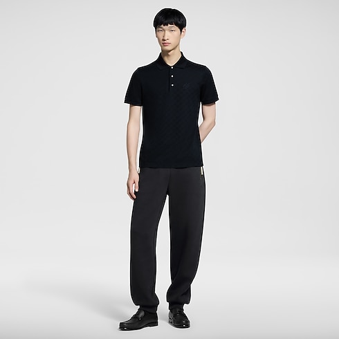 Damier Cotton Pique Polo in Men's Ready-to-Wear T-shirts and Polos collections by Louis Vuitton (Product zoom)