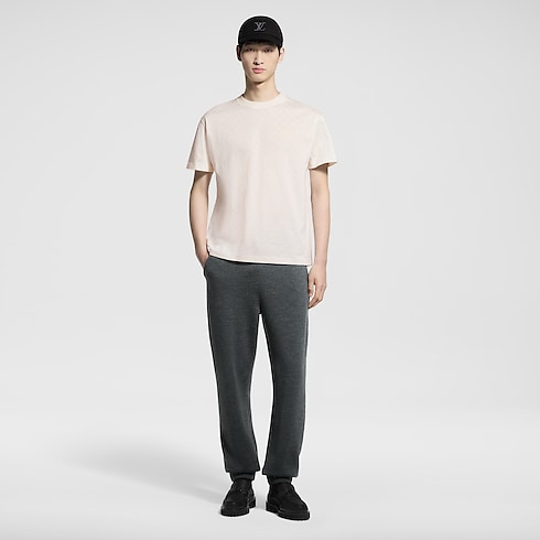 Damier Cotton Pique T-Shirt in Men's Ready-to-Wear T-shirts and Polos collections by Louis Vuitton (Product zoom)