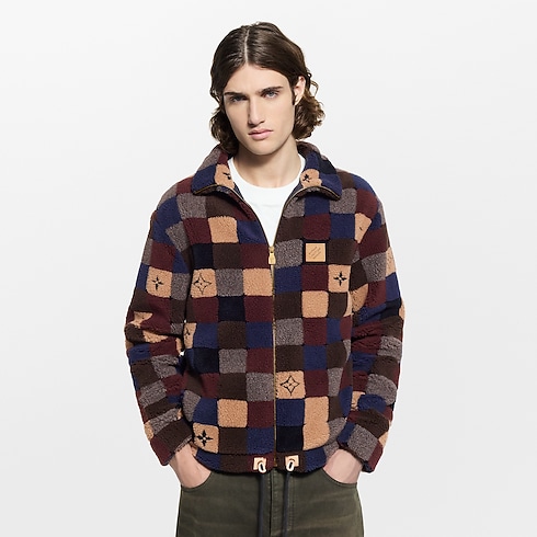 Damier Fleece Blouson in Men's Ready-to-Wear All Ready-to-Wear collections by Louis Vuitton (Product zoom)