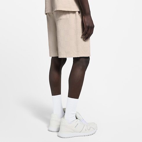 Damier French Terry Shorts in Men's Ready-to-Wear All Ready-to-Wear collections by Louis Vuitton (Product zoom)