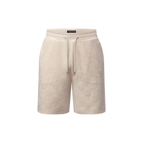Damier French Terry Shorts in Men's Ready-to-Wear All Ready-to-Wear collections by Louis Vuitton (Product zoom)