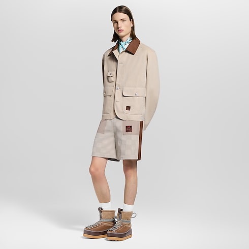 Damier Hybrid Workwear Shorts in Men's Ready-to-Wear All Ready-to-Wear collections by Louis Vuitton (Product zoom)