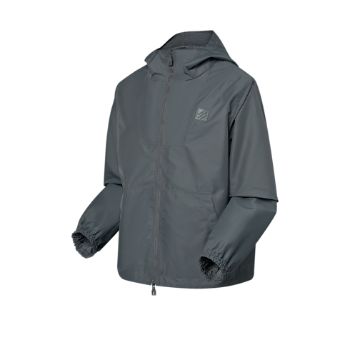 Damier Jacquard Reversible Nylon Windbreaker in Men's Ready-to-Wear Outerwear and Coats collections by Louis Vuitton (Product zoom)