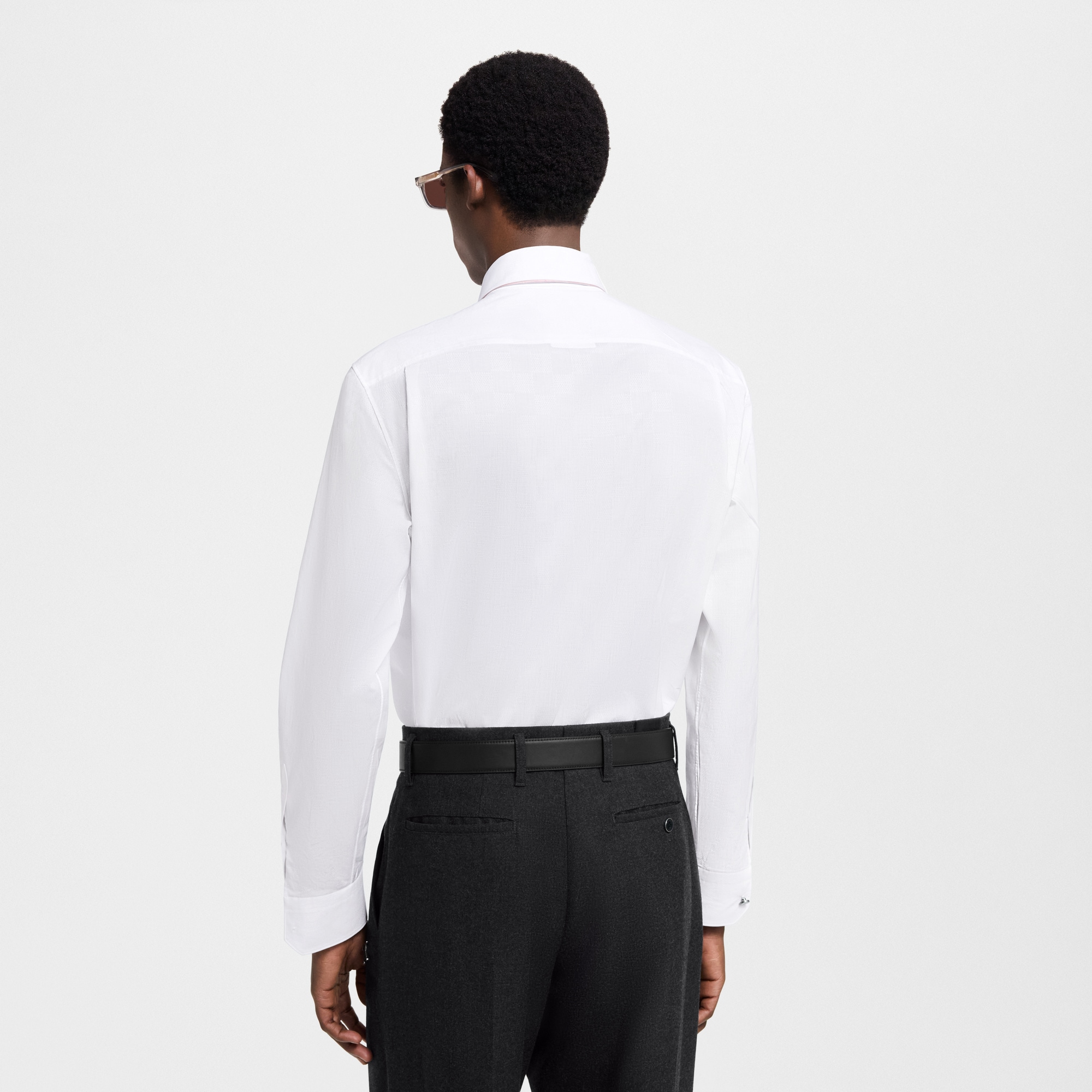 Damier Long-Sleeved Shirt  in Men