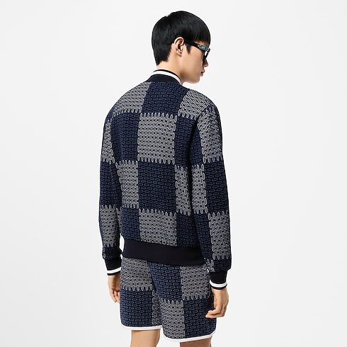 Damier Quilted Cotton Bomber in Men's Ready-to-Wear Outerwear and Coats collections by Louis Vuitton (Product zoom)