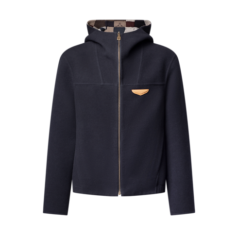 Damier Reversible Hooded Blouson in Men's Ready-to-Wear Outerwear and Coats collections by Louis Vuitton (Product zoom)