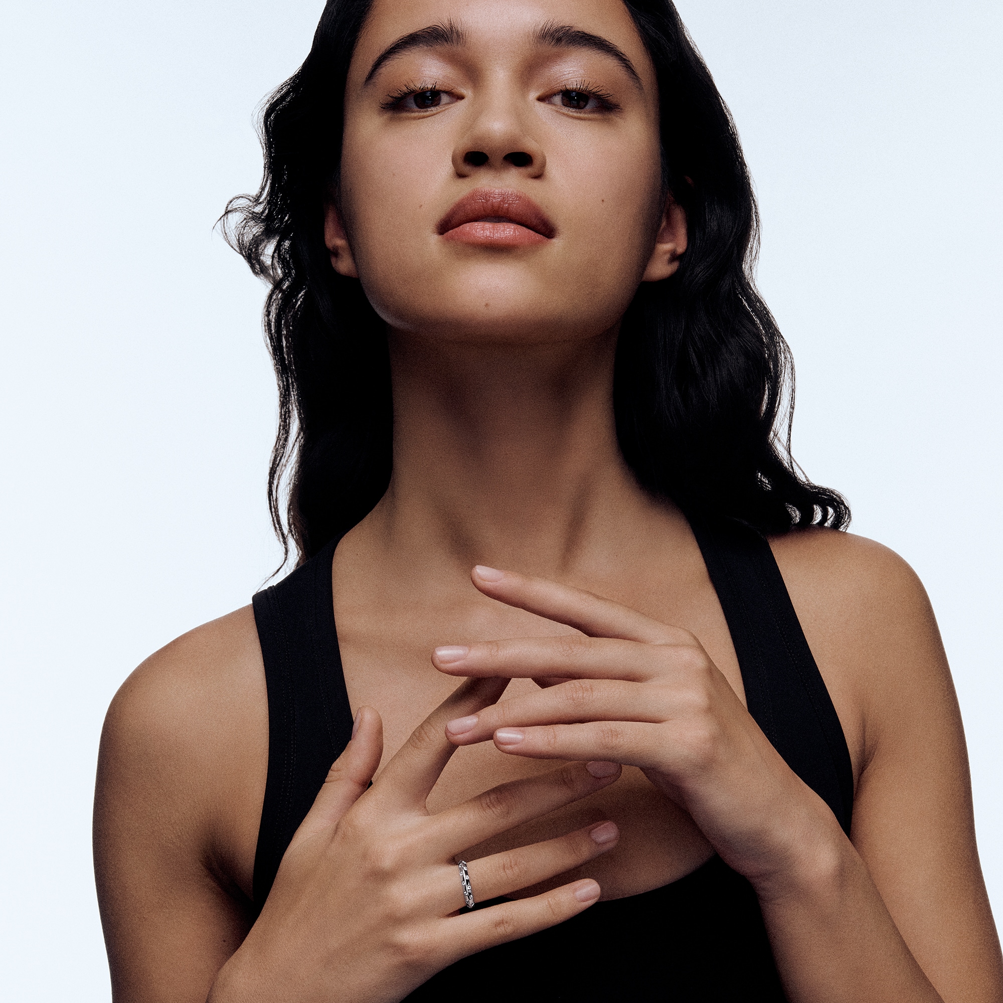 Damier Ring, White Gold and diamonds  in Les Extraordinaires