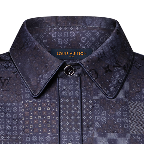 Damier Silk Blend Pajama Shirt in Men's Ready-to-Wear All Ready-to-Wear collections by Louis Vuitton (Product zoom)