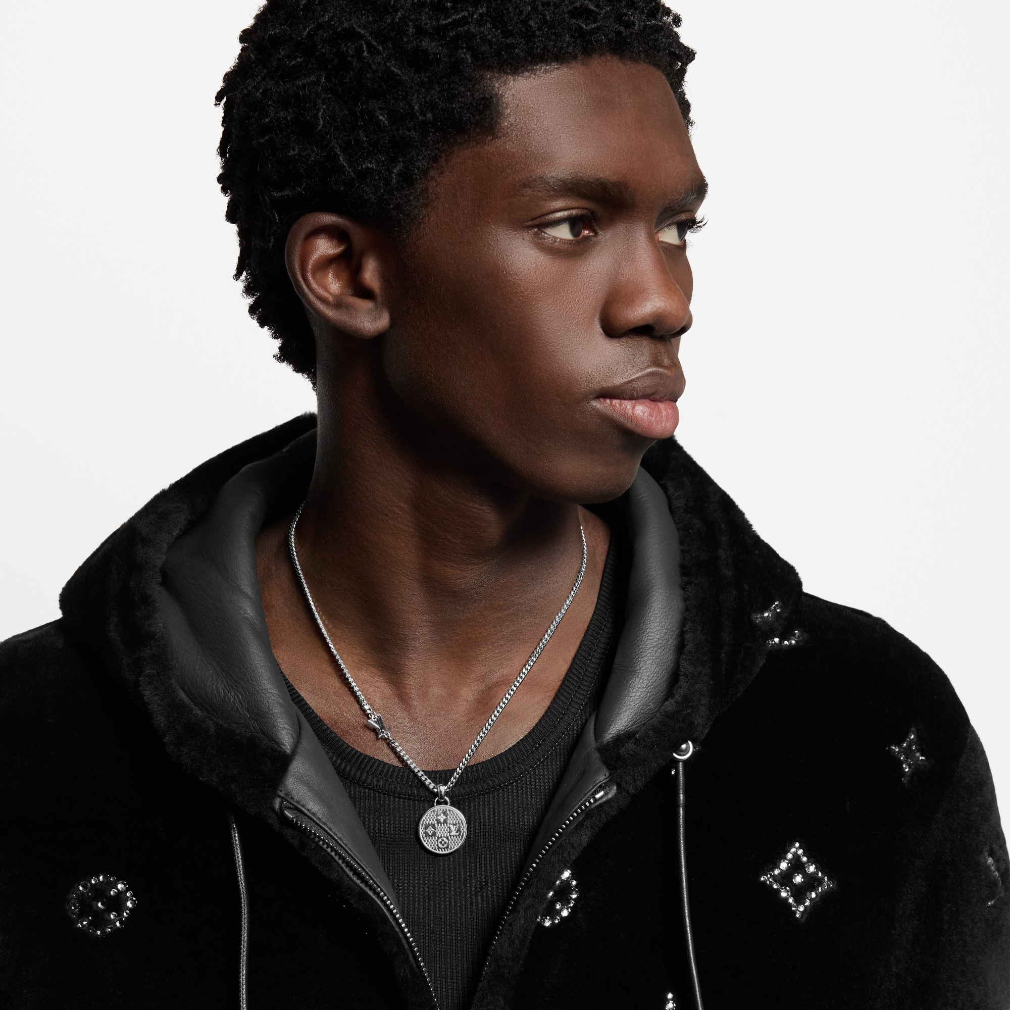 Damier Staples Pendant . in Men