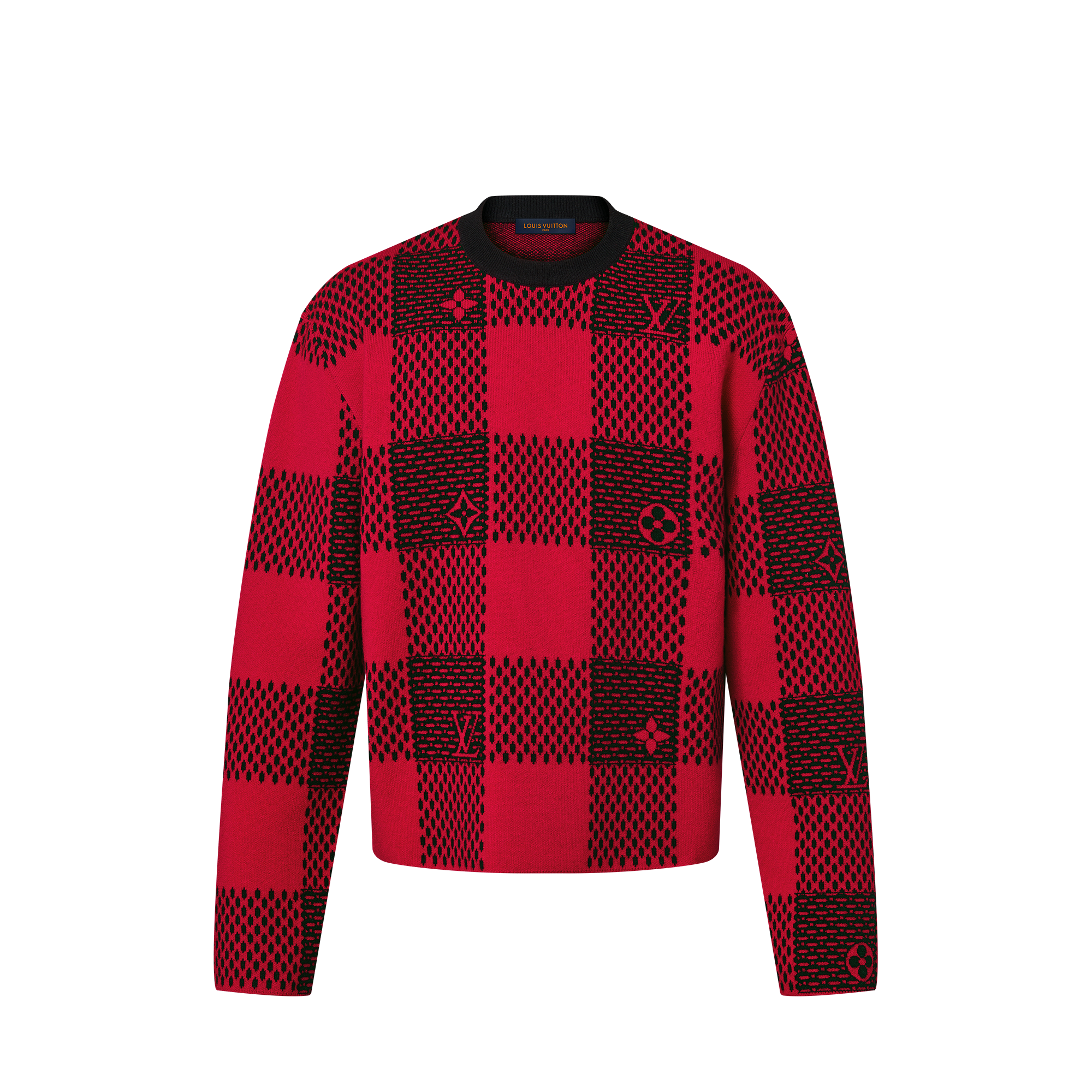 Damier Wool Crewneck  in Men