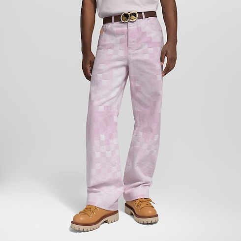 Damoflage Denim Skate Pants in Men's Ready-to-Wear Denim collections by Louis Vuitton (Product zoom)