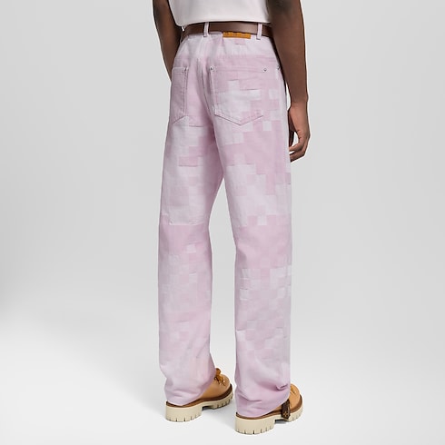 Damoflage Denim Skate Pants in Men's Ready-to-Wear Denim collections by Louis Vuitton (Product zoom)