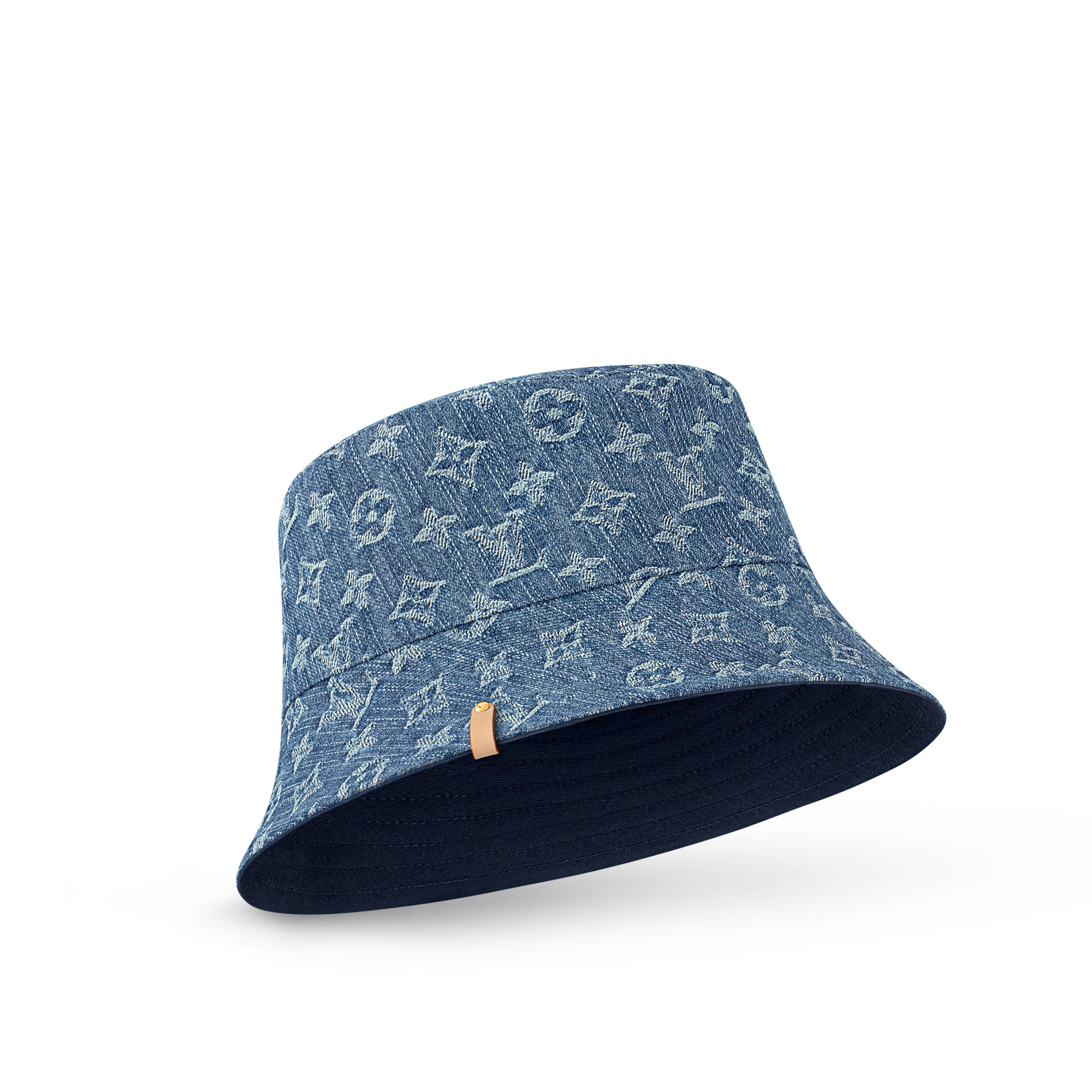 Denim Bucket Hat . in Women