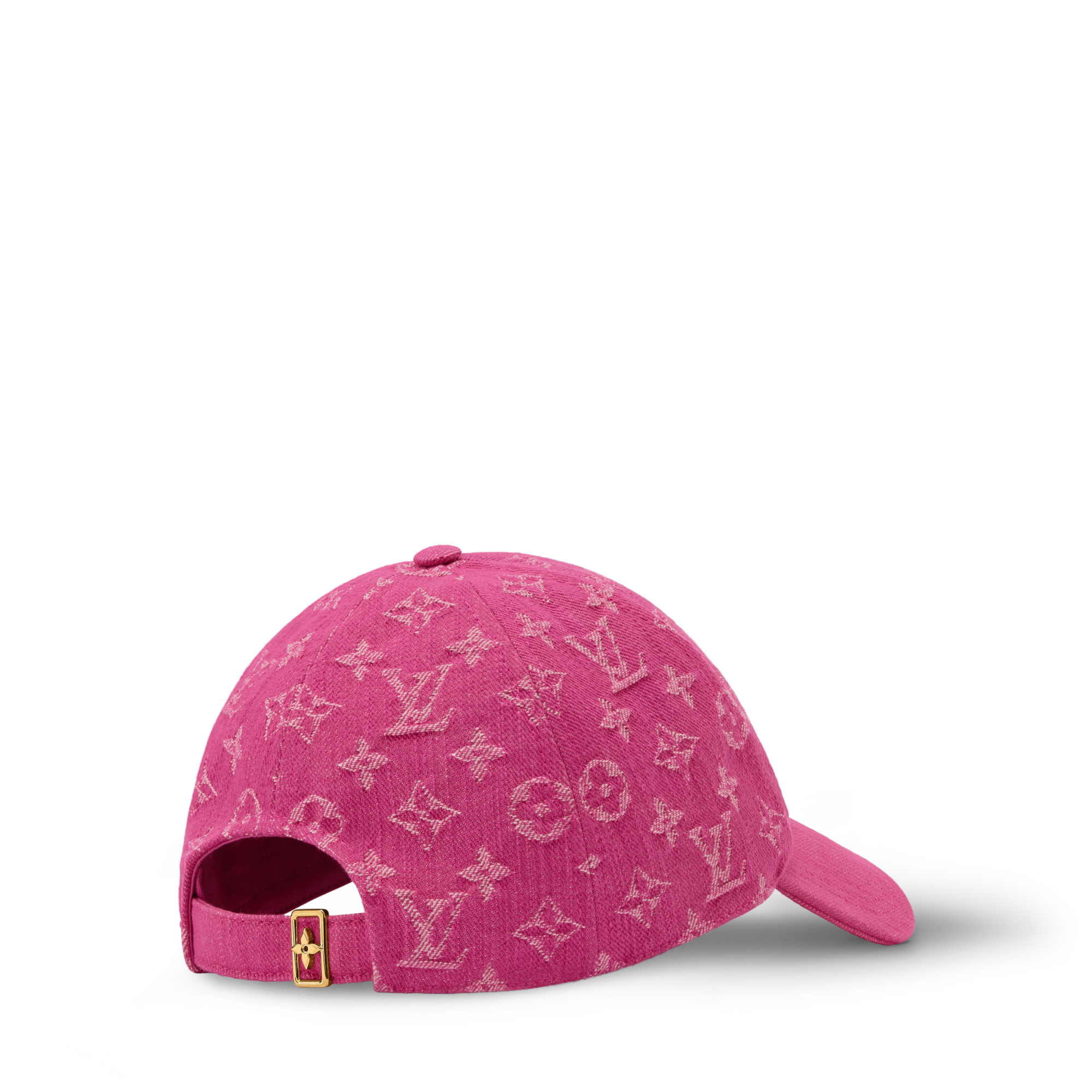 Louis Vuitton Hot Pink Rose Denim Monogram Baseball Cap size medium M5416M Denim Cap . - Accessories | LOUIS VUITTON main image 3