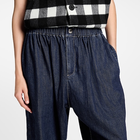Denim Carrot Pants in Women's Ready-to-Wear Pants collections by Louis Vuitton (Product zoom)