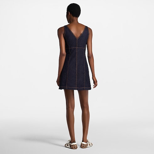 Denim Mini Dress in Women's Ready-to-Wear Dresses collections by Louis Vuitton (Product zoom)