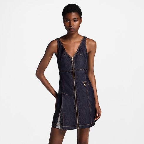 Denim Mini Dress in Women's Ready-to-Wear Dresses collections by Louis Vuitton (Product zoom)