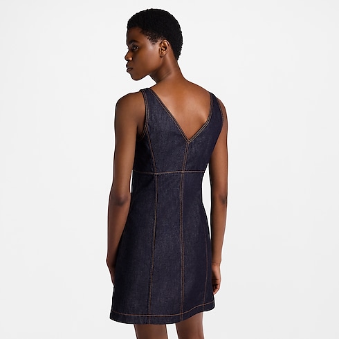 Denim Mini Dress in Women's Ready-to-Wear Dresses collections by Louis Vuitton (Product zoom)
