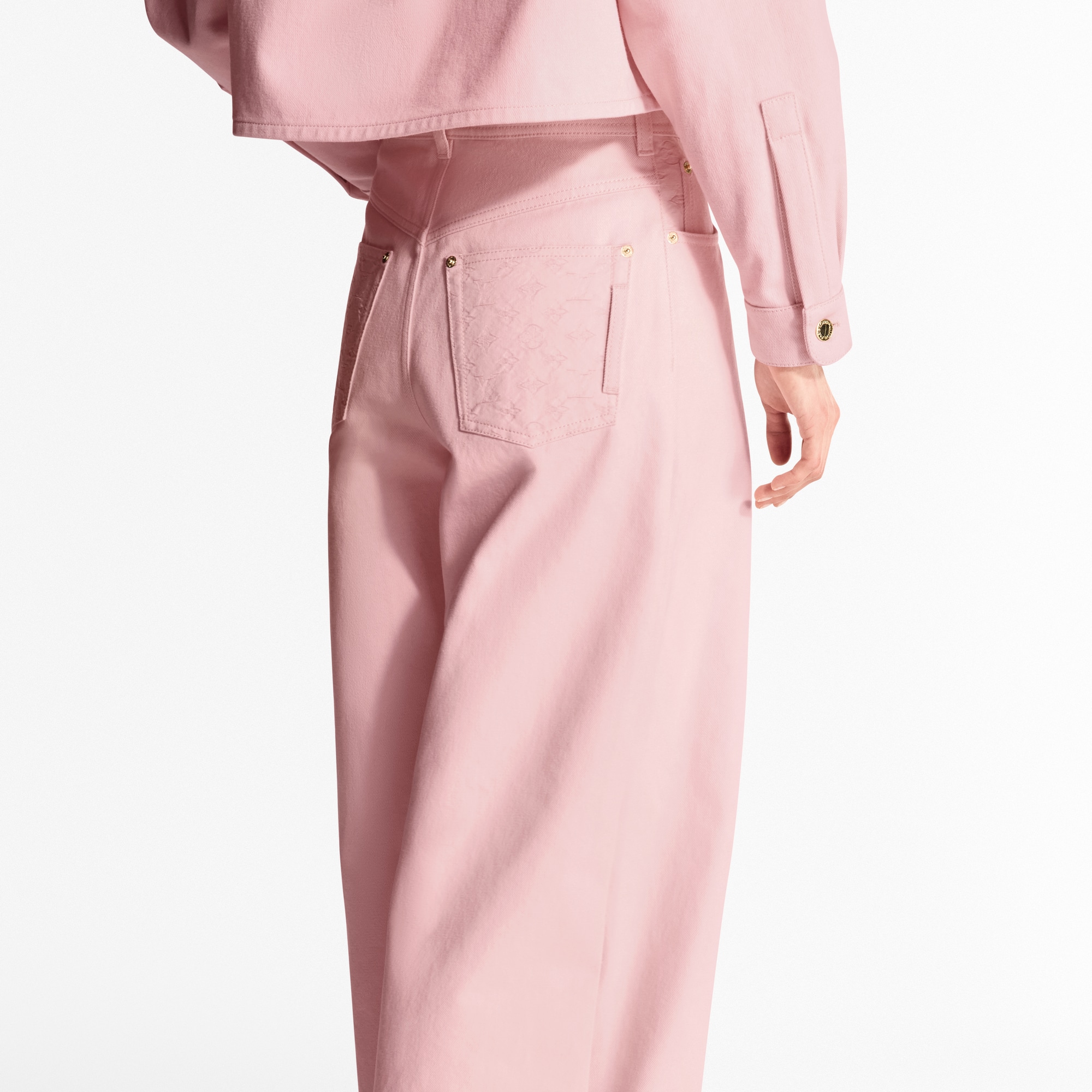 Denim Pleat Pants   in Women
