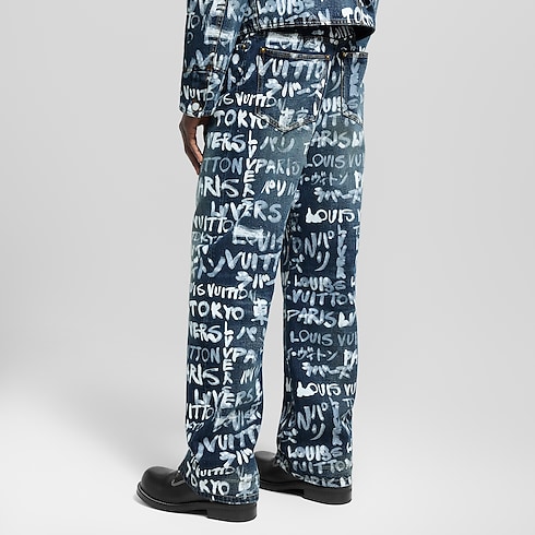 Denim Skate Pants in Men's Ready-to-Wear Denim collections by Louis Vuitton (Product zoom)