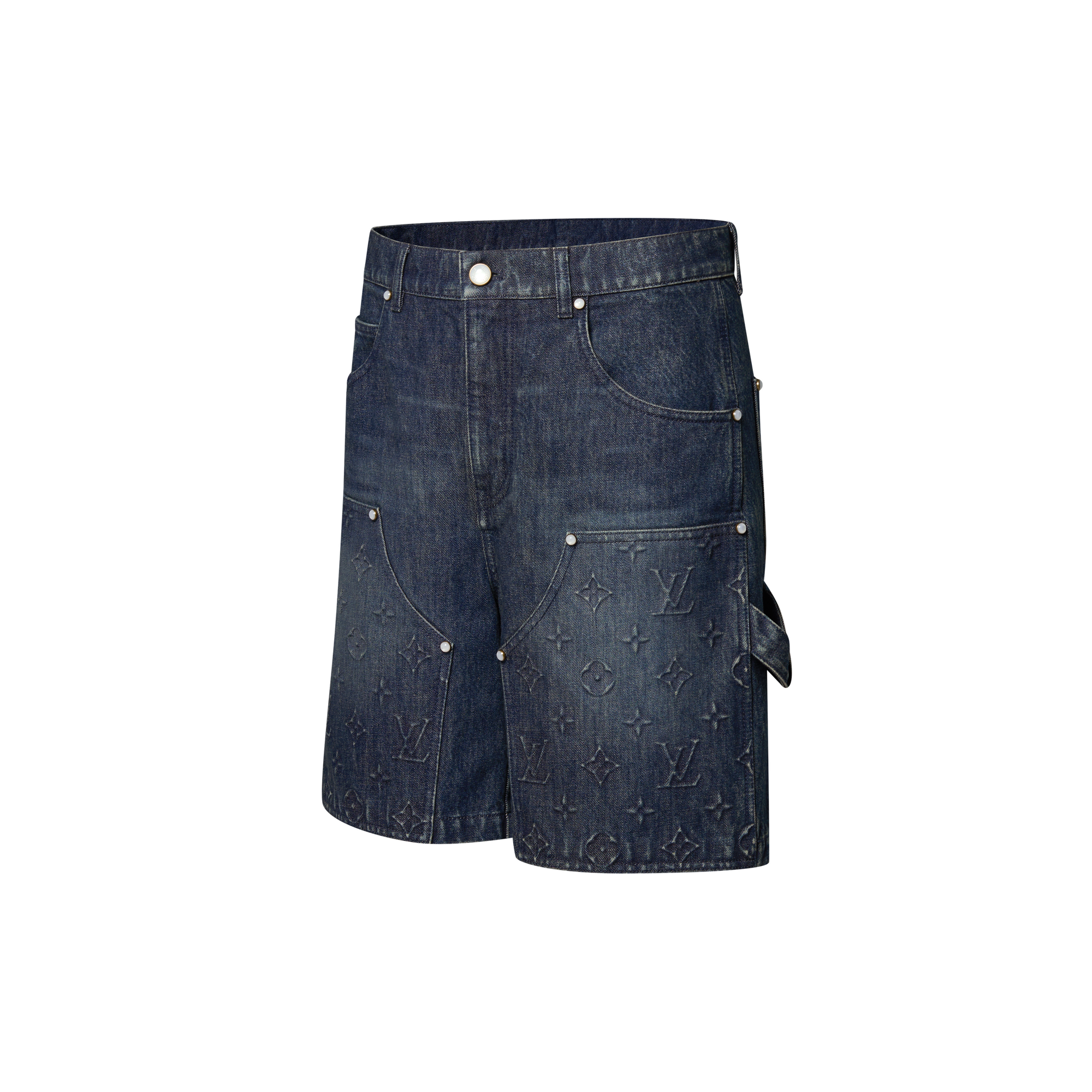 Denim Workwear Shorts  in Men