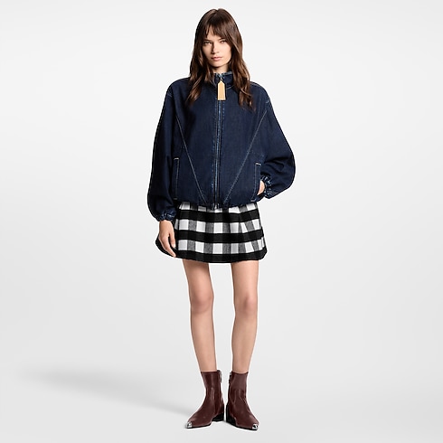 Denim Zip-Up Jacket in Women's Ready-to-Wear Coats and Jackets collections by Louis Vuitton (Product zoom)