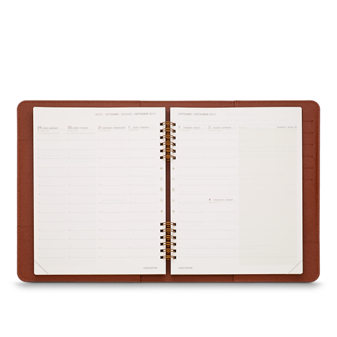 Desk Agenda Cover Monogram in Gifts's Gifts for Babies } collections by Louis Vuitton (Product zoom)
