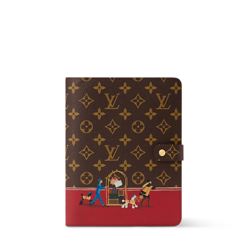 Desk agenda cover MM Carnets de Palace . in Trunks, Travel and Home's Books and Stationery Office and Writing collections by Louis Vuitton (Product zoom)