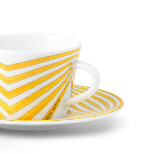 Dolce Vita Set Of 2 Coffee Cups And Saucers in Trunks, Travel and Home's Home and Art of Dining Art of Dining collections by Louis Vuitton (Product zoom)