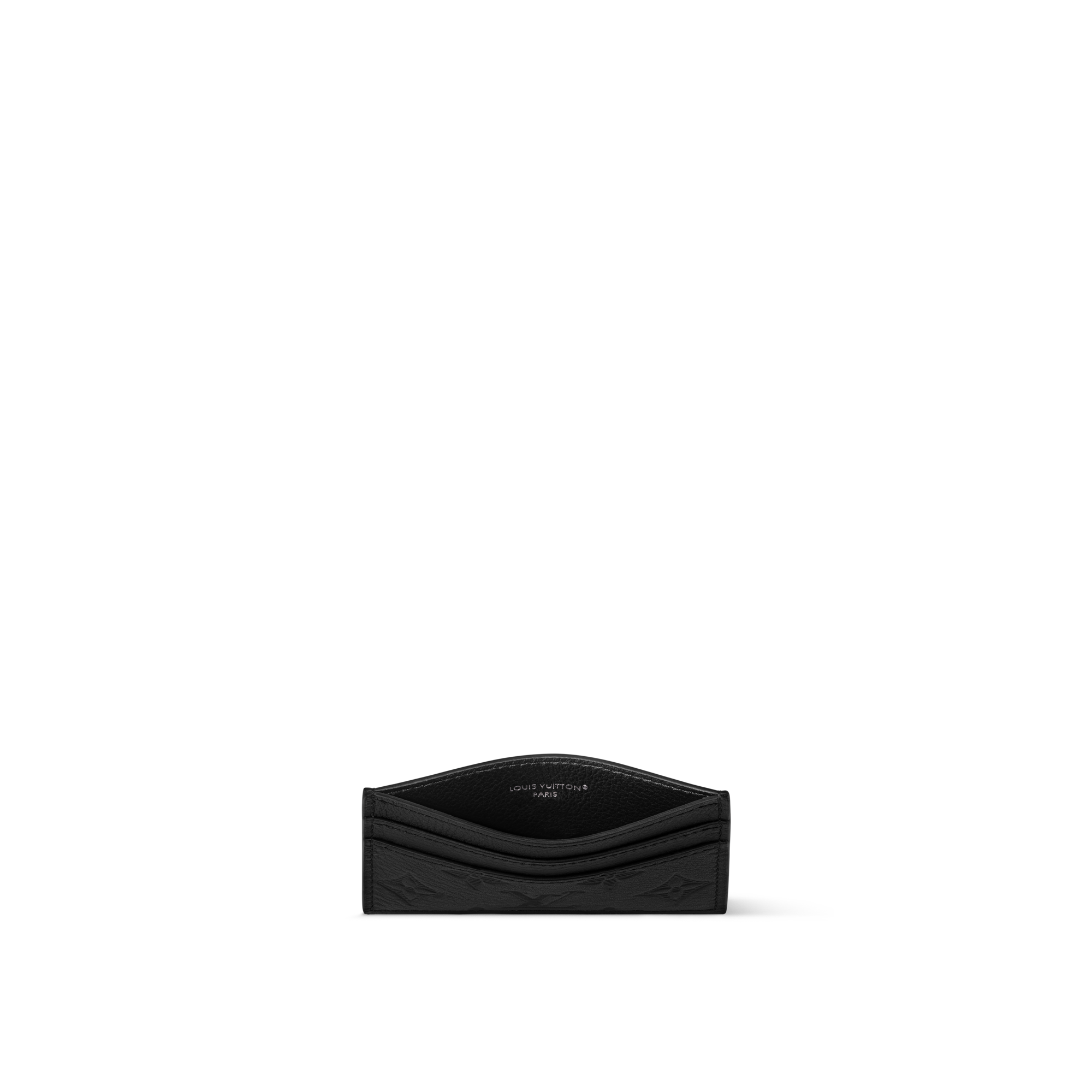 Double Card Holder Monogram Shadow Leather in Bags and Small Leather Goods