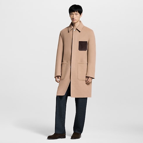 Double Face Car Coat With Signature Pocket in Men's Ready-to-Wear Outerwear and Coats collections by Louis Vuitton (Product zoom)