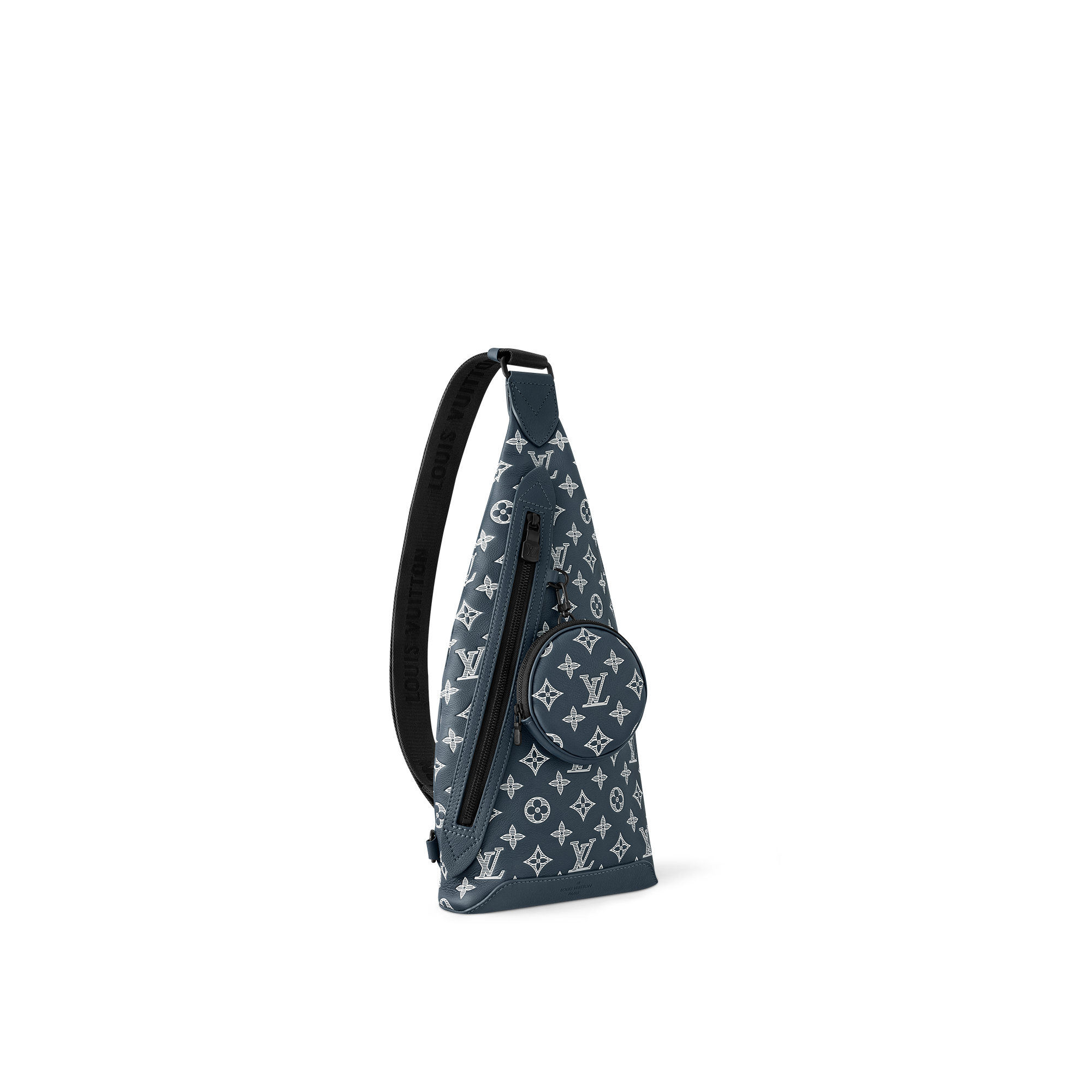 Duo Slingbag Monogram Shadow Leather in Men