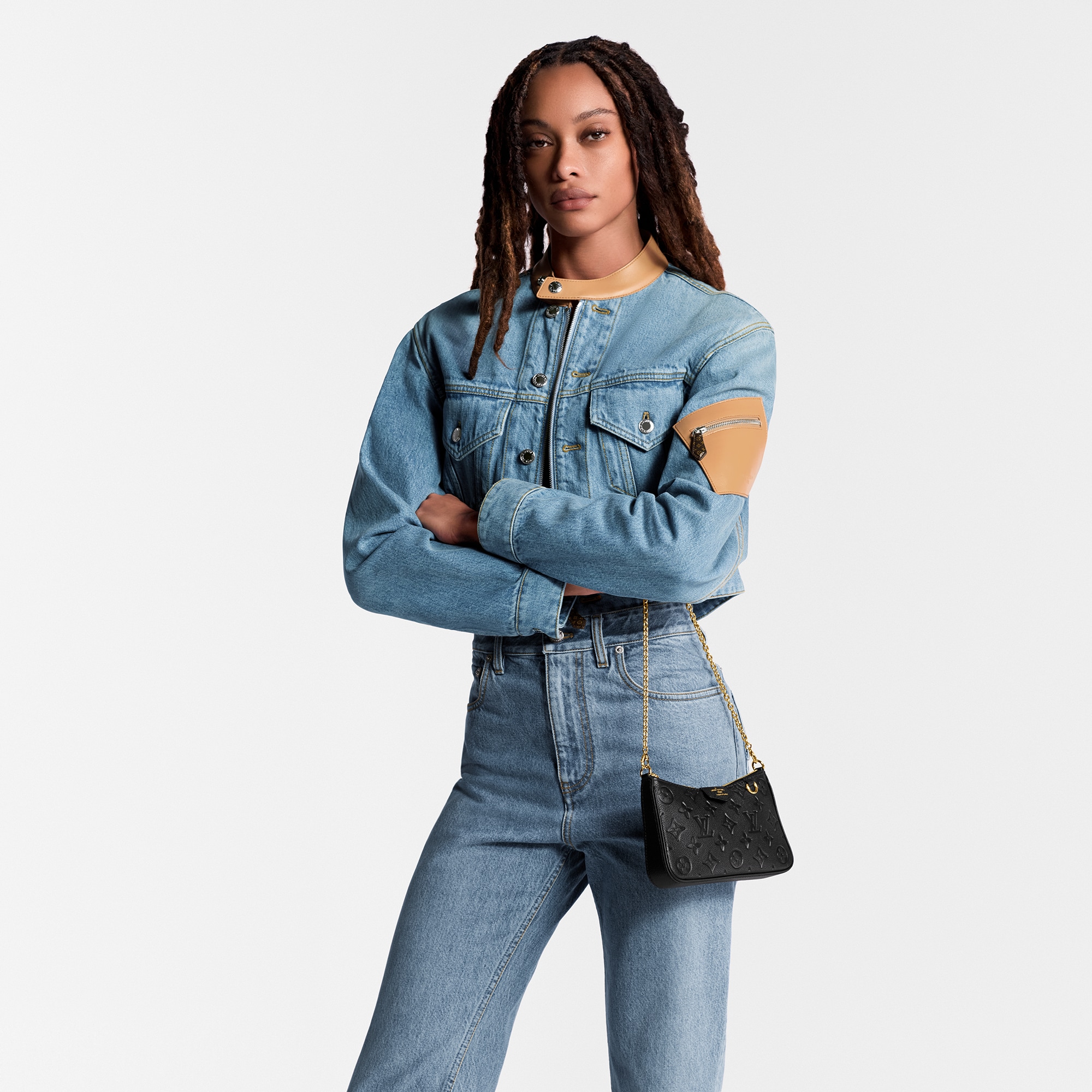 Easy Pouch On Strap Monogram Empreinte Leather in Women