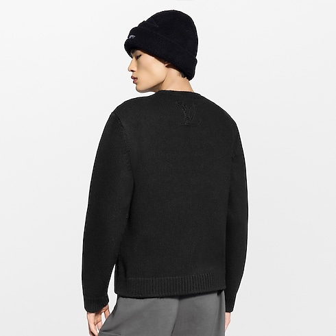 Embellished Knitted Crewneck in New's For Men LV Ski collections by Louis Vuitton (Product zoom)