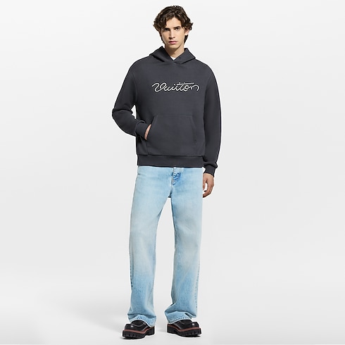 Embellished Signature Hoodie in Men's Ready-to-Wear All Ready-to-Wear collections by Louis Vuitton (Product zoom)