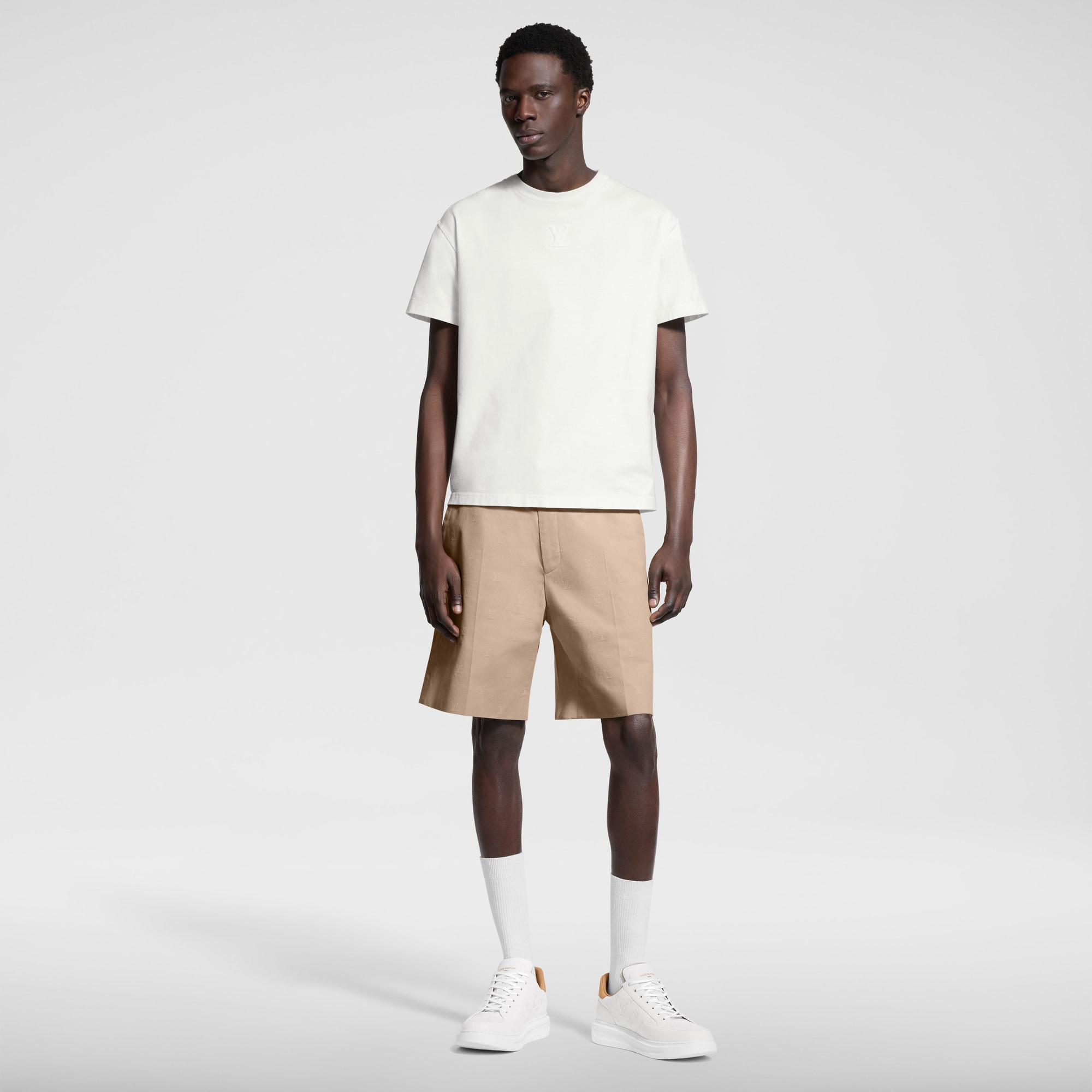 Embossed LV T-Shirt  in Men