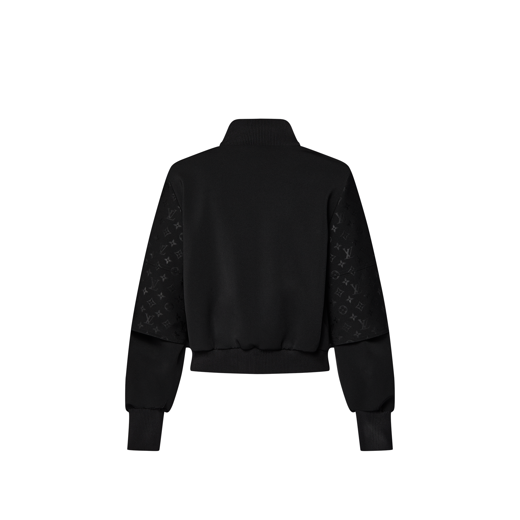Embossed Monogram Zip-Up Jacket  in Women