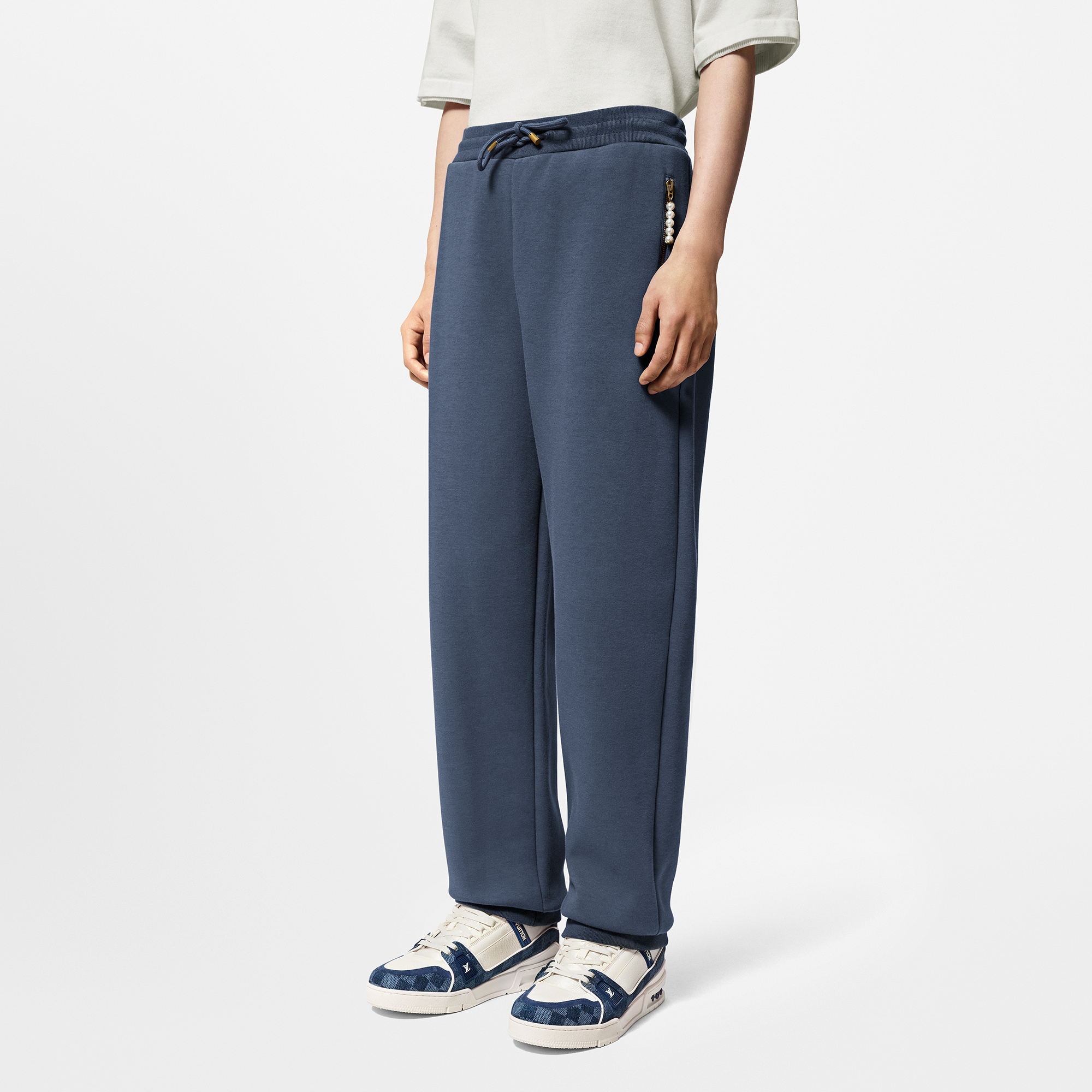 Embroidered Jersey Jogpants  in Men